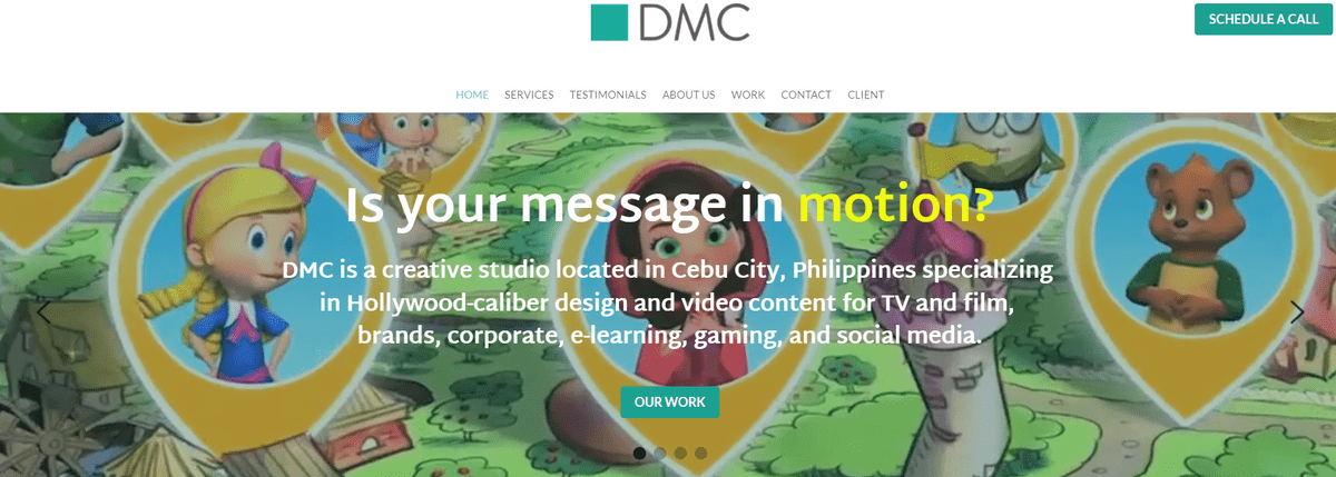 DMC ecommerce website