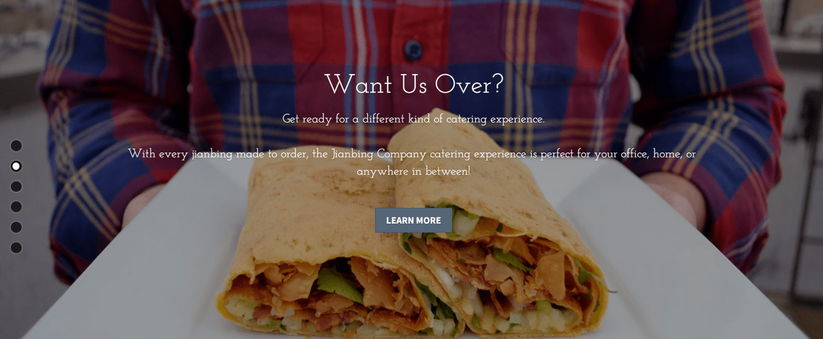 Jianbing在线食品业务理念