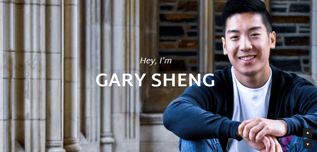 Gary sheng 网站示例