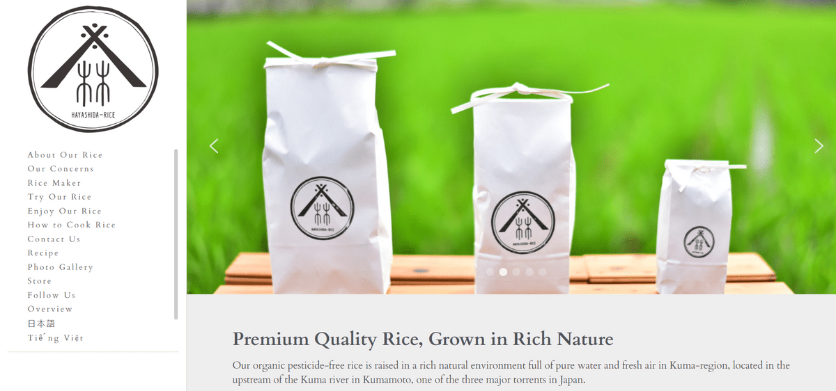 Build an online store like Hayashida