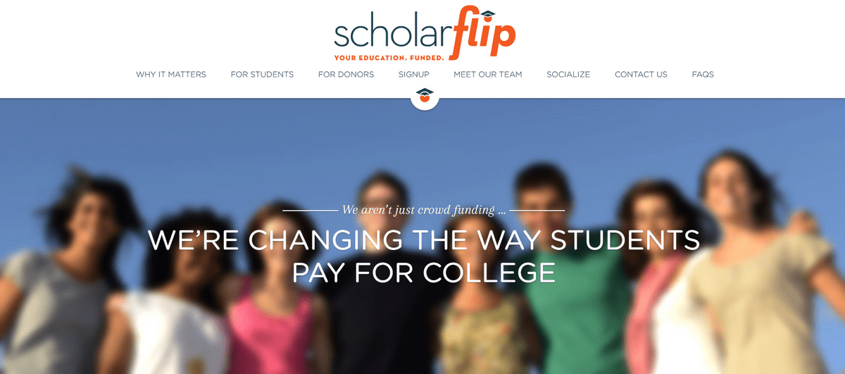 Crowdfunding per startup aziendali come i siti Scholarflip