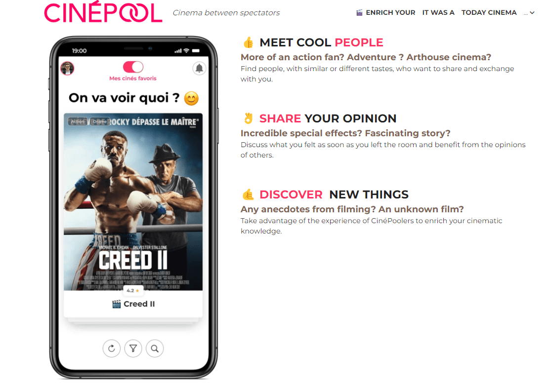 Pubblicità online come Cinepool