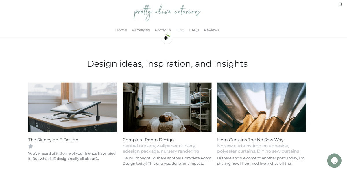 Latest blog trends like Olive