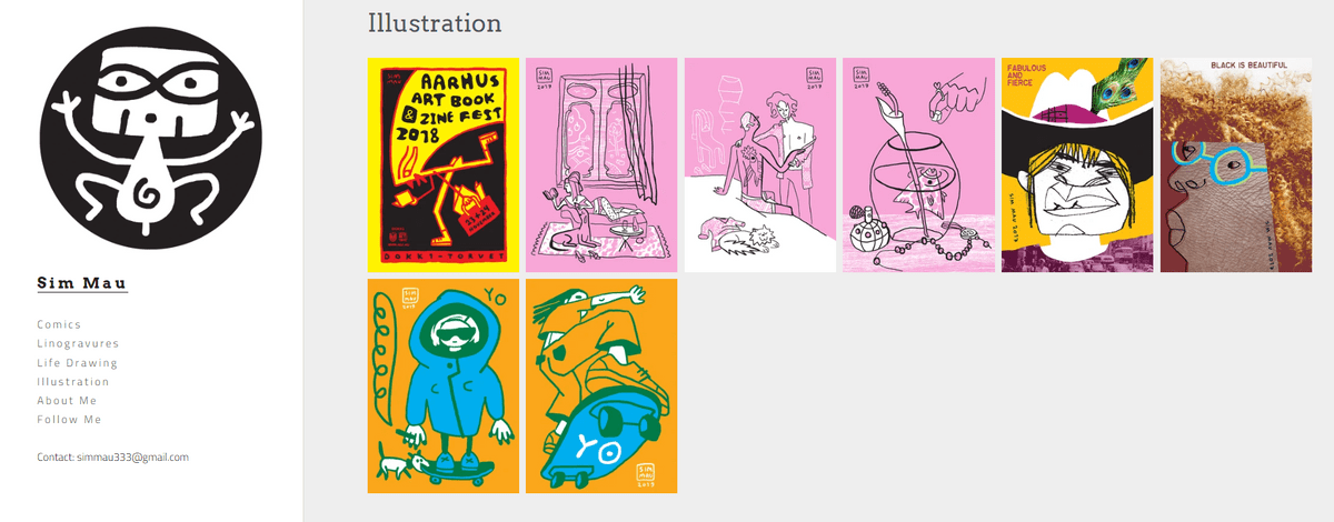 Sim Mau ecommerce website