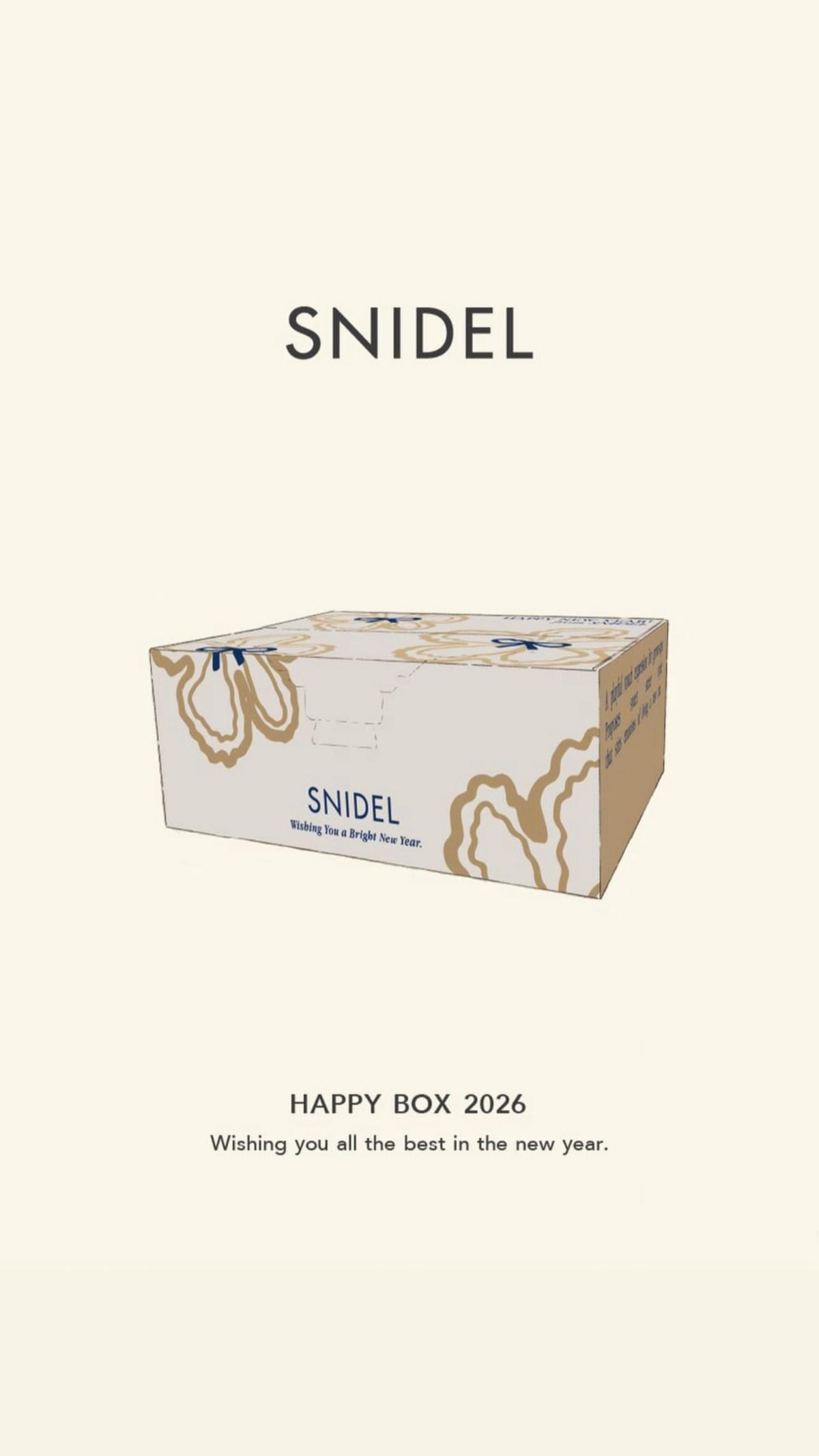 免運費！SNIDEL /SNIDEL HOMME Happy Box 2026 日本福袋