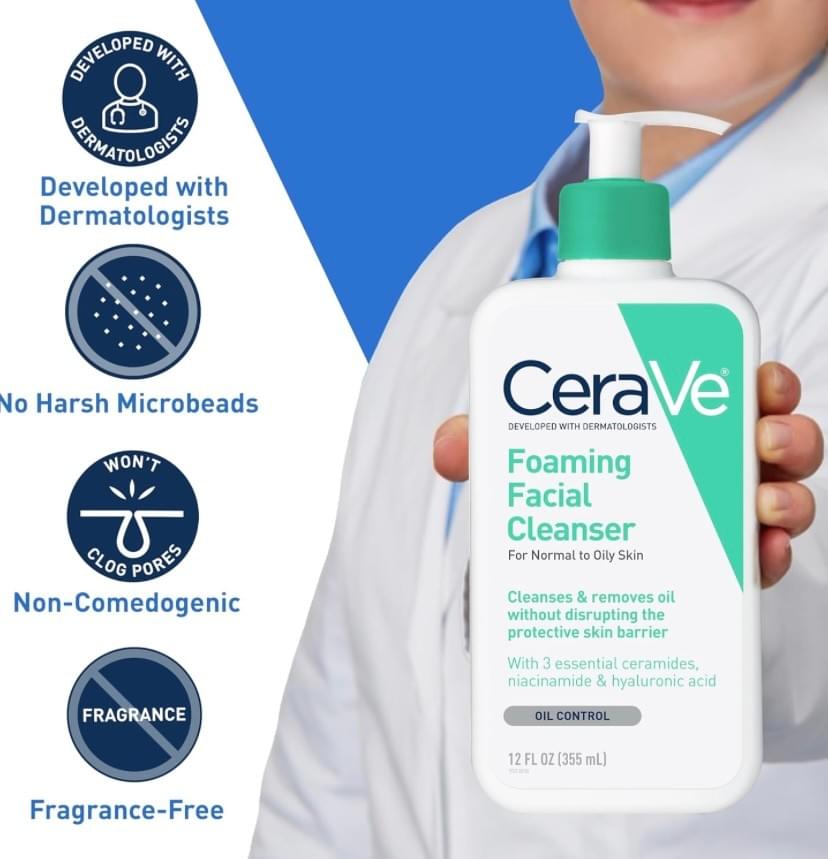 CeraVe舒特膚 泡沫潔面乳 355mL/ 473mL/ 562mL