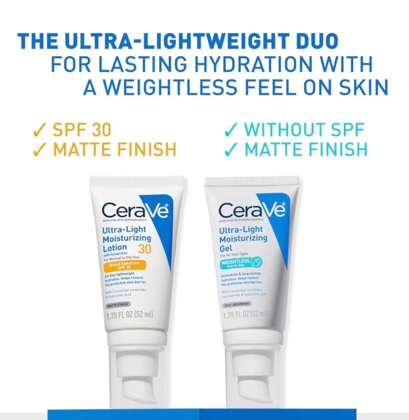 美國代購 CeraVe舒特膚 超輕盈保濕乳液 SPF 30 52mL