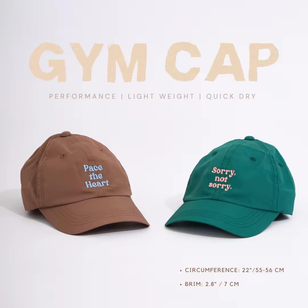 泰國GYM界女性品牌 Beast Active th. 輕盈快乾100%尼龍CAP帽