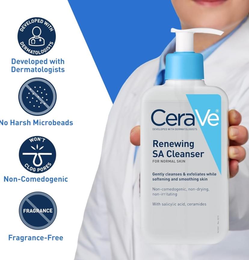 CeraVe舒特膚 SA 水楊酸潔膚露 473mL