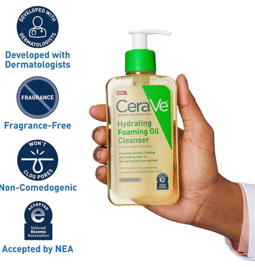 CeraVe舒特膚 保濕泡沫潔面油 237mL/ 562mL