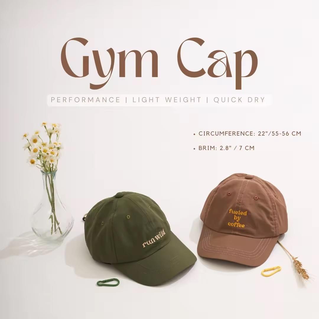 泰國GYM界女性品牌 Beast Active th. 輕盈快乾100%尼龍CAP帽