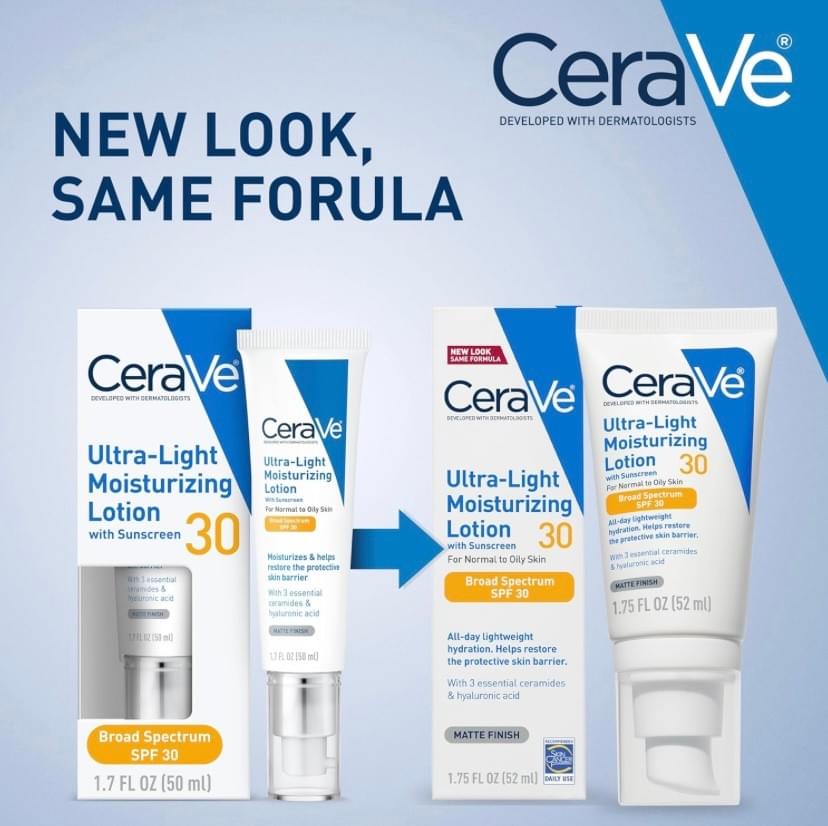 美國代購 CeraVe舒特膚 超輕盈保濕乳液 SPF 30 52mL