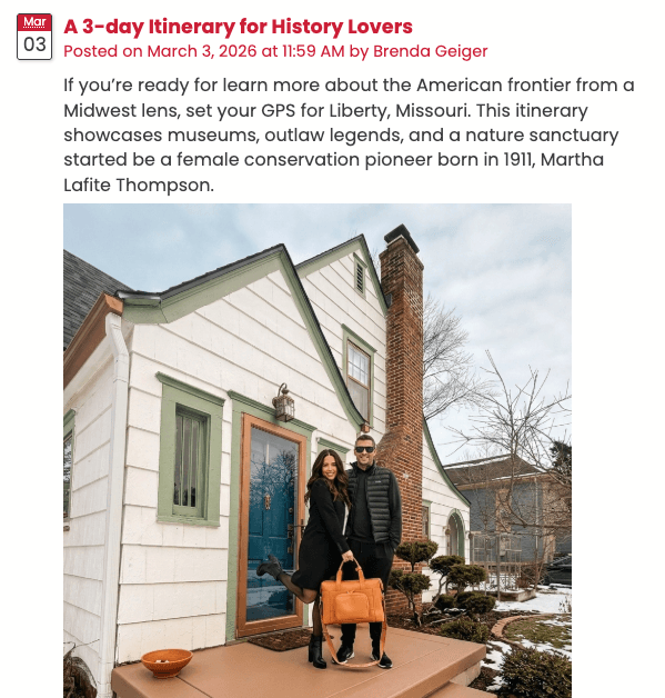 Visit Liberty Website Content & SEM