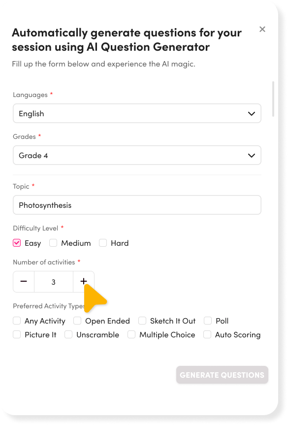 Rolljak AI Question Generator