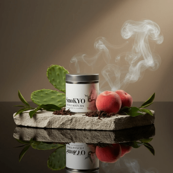 WACHA Smokyo smoky matcha made with Kyoto roasted tea aroma