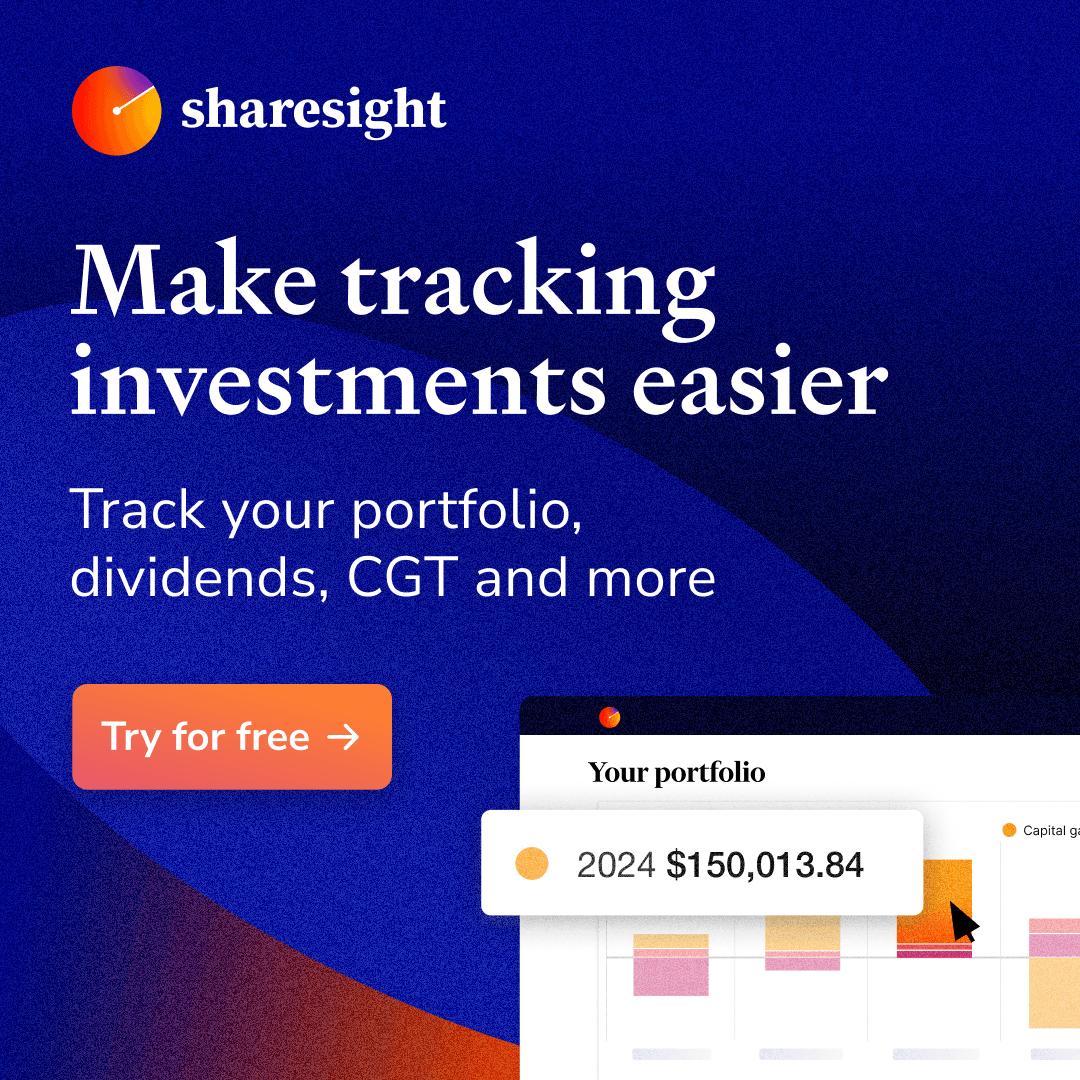 Sharesight Make tracking investments easier. Track your portfolio, dividends, CGT and more. Try for free