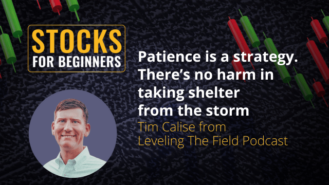 Patience is a strategy. There's no harm in taking shelter from the storm 