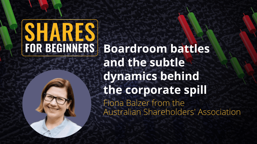 Boardroom battles and the subtle dynamics behind the corporate spill. Fiona Balzer from the Australian Shareholders' Association