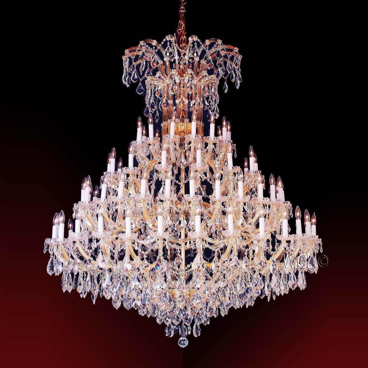 84-light oversized Maria Theresa chandelier for grand ballrooms