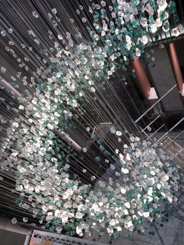 High-end foyer chandelier for contemporary homes