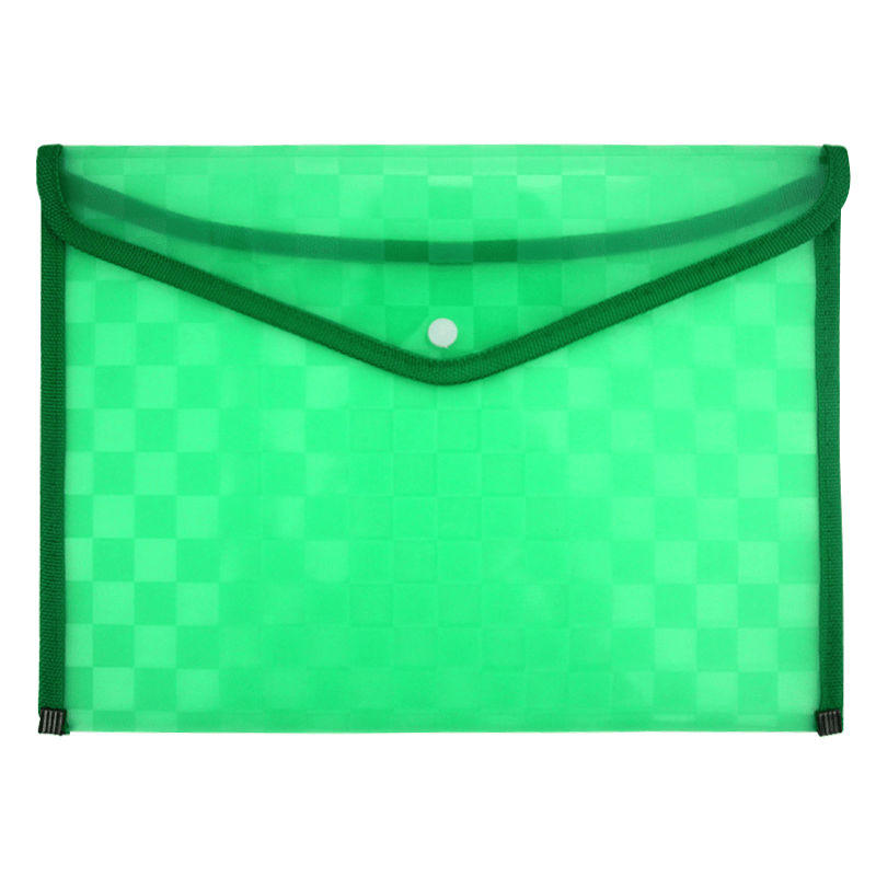 MFO-183 Plastic Envelope Folder with Embossed Pattern Design and Sewing Edge | MIFIA Stationery