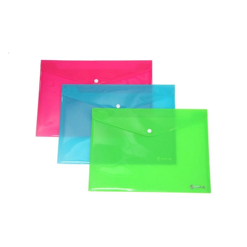 MFO-021F BRIGHT COLOR FILING ENVELOPE WITH BUTTON 