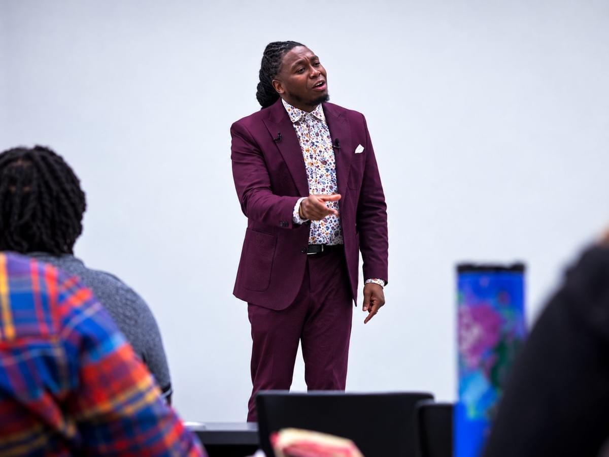 Maurice F. Martin facilitating an interactive leadership workshop