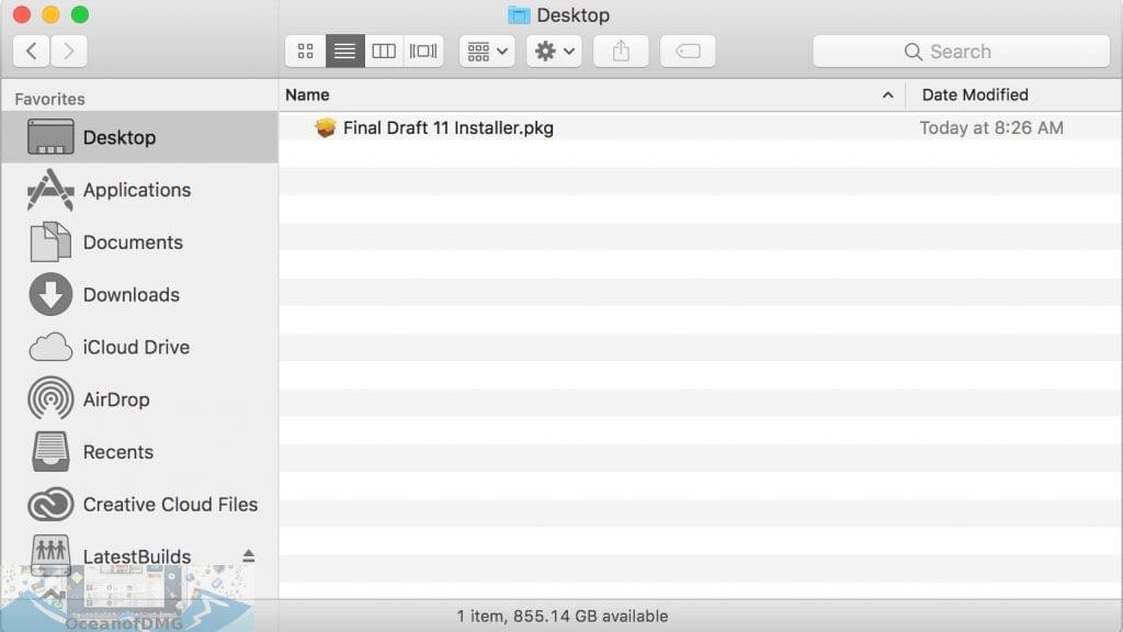Final Draft 8 Free Download Mac