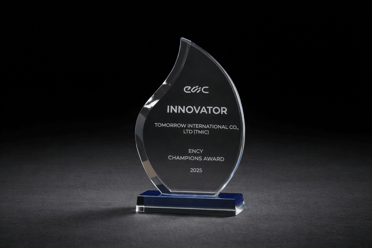 明日國際榮獲 ENCY CAD/CAM 技術冠軍獎