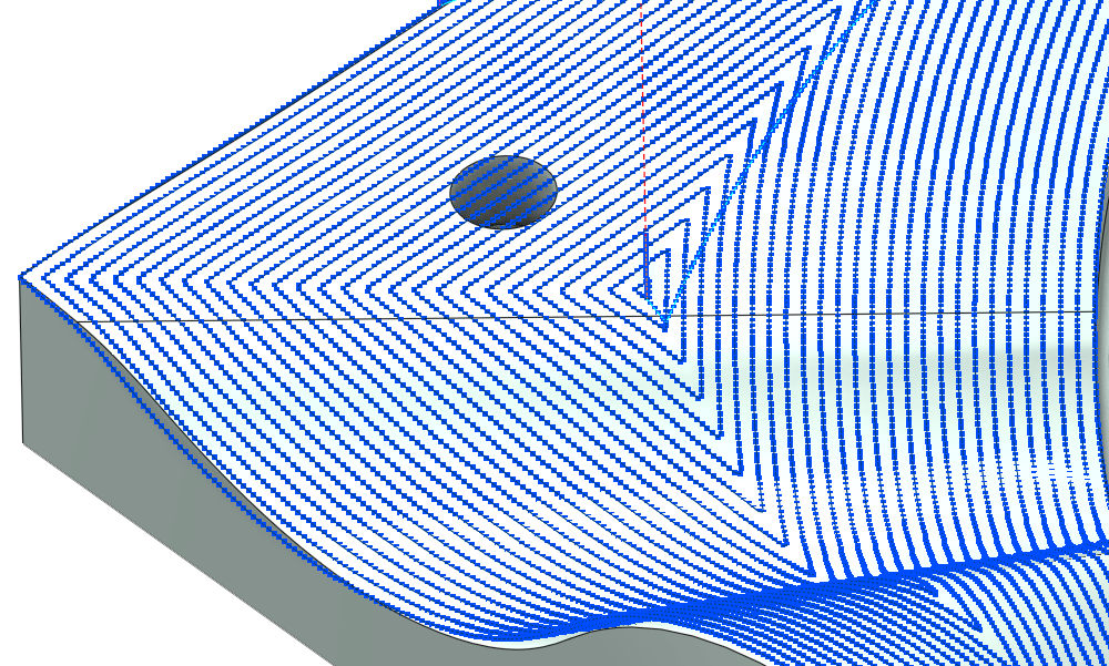SprutCAM 加工路徑點距優化