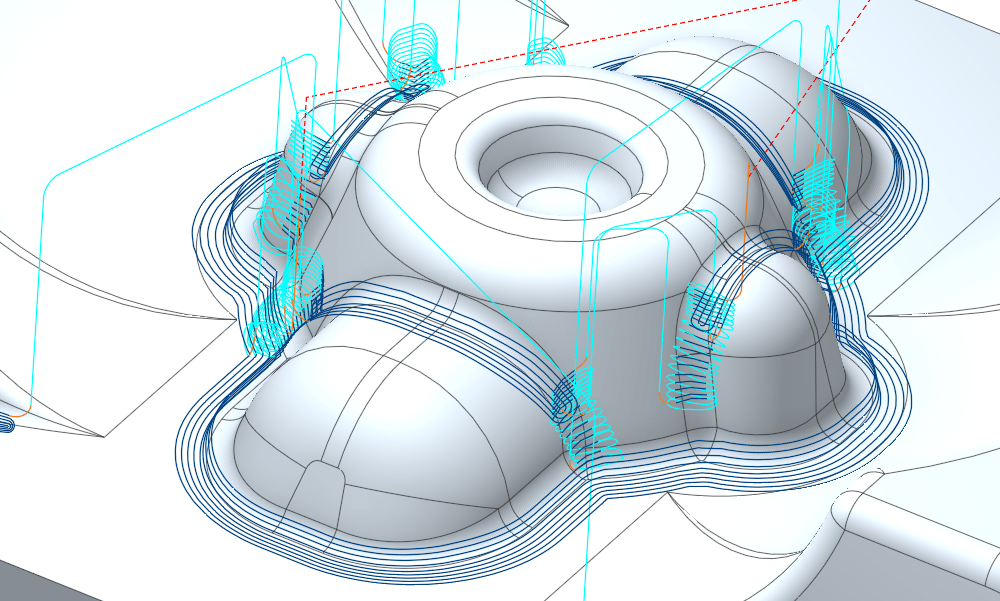 SprutCAM 清角加工
