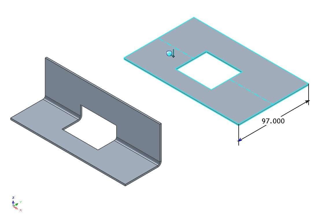 IronCAD API 二次開發，自動套用板金計算條件，降低試折成本。