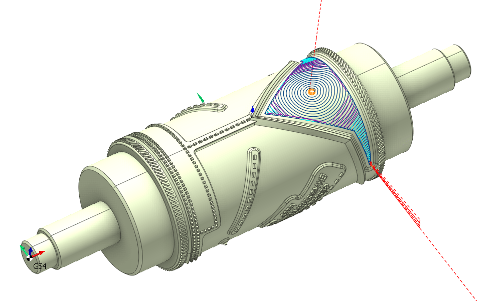 ENCY CAM 4軸動態擺線加工