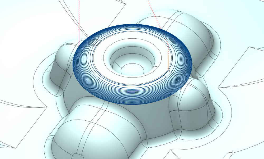SprutCAM 螺旋狀加工