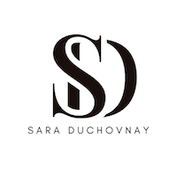 Sara Duchovnay logo - curate wardrobe quality curated unique