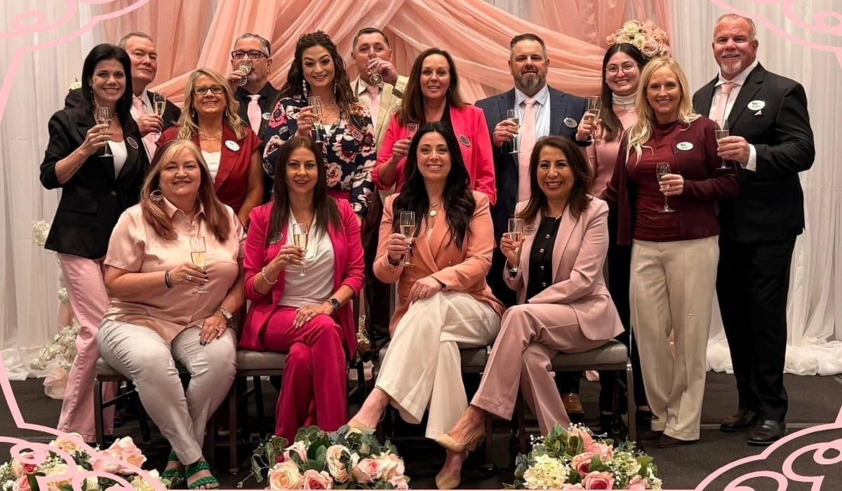 Modesto Executive Electric President Tori Simpson at the Valley Builders Exchange 6th Annual Women in Construction Luncheon in Modesto CA