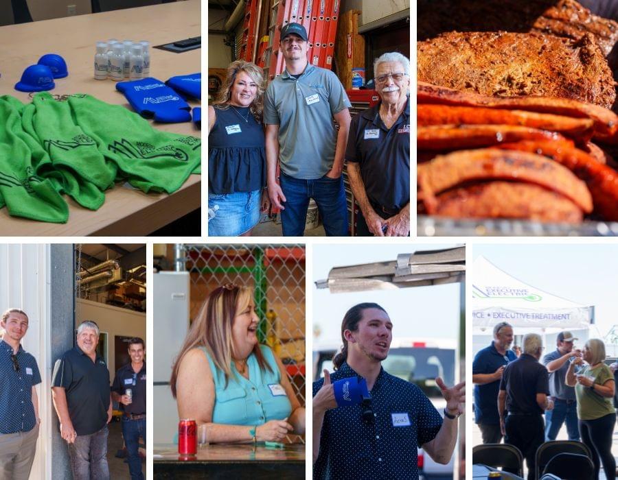Modesto Executive Electric team and customers at Customer Appreciation BBQ