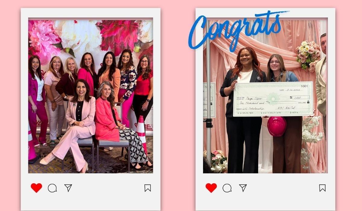 Modesto Executive Electric President Tori Simpson at the Valley Builders Exchange 6th Annual Women in Construction Luncheon in Modesto CA