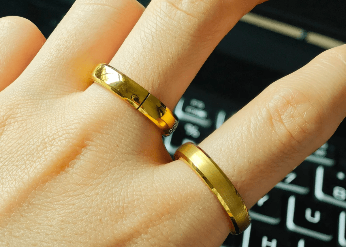24K Gold payment rings from smartpayring.com 