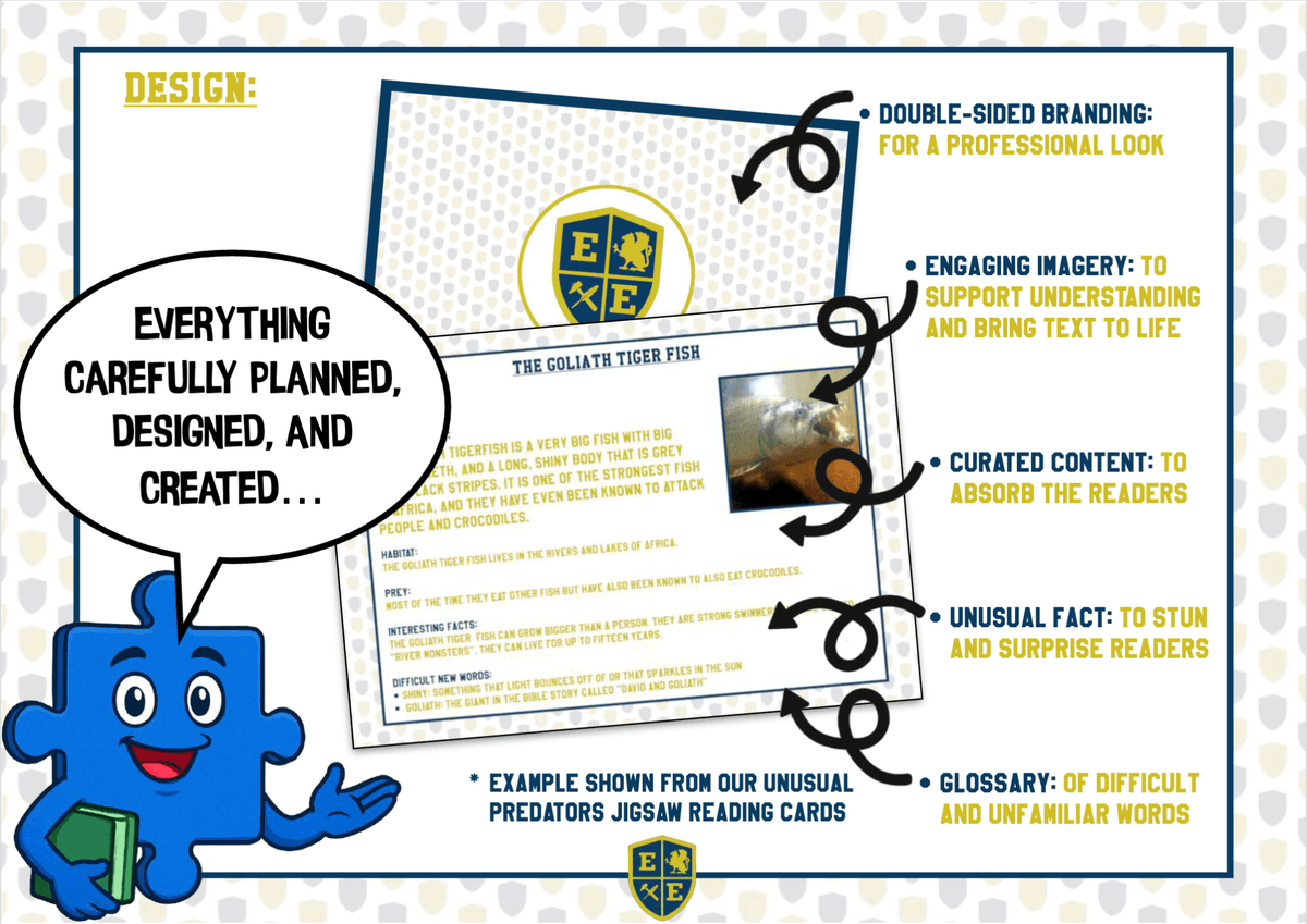 Unusual Predators Jigsaw Reading Task - Cooperative Learning Reading Activity