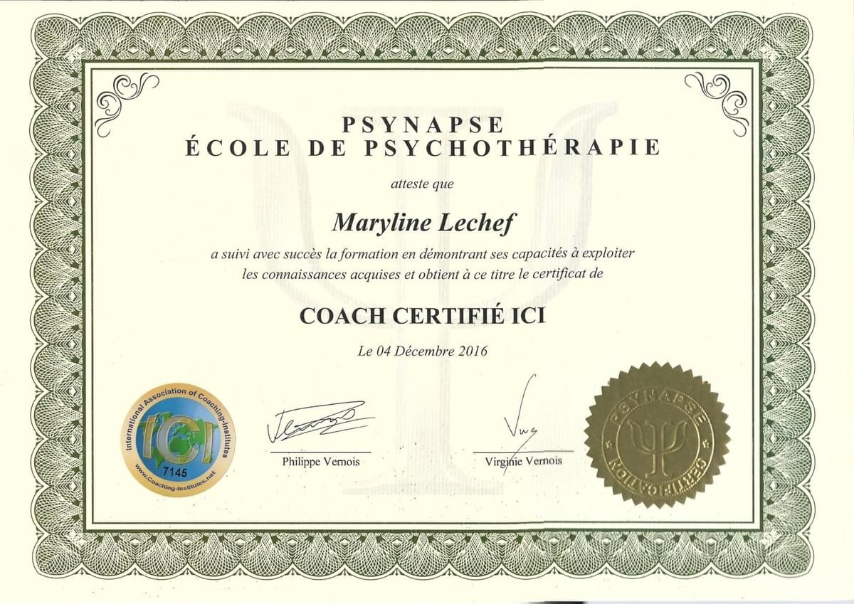 Certification en coaching Certification en coaching