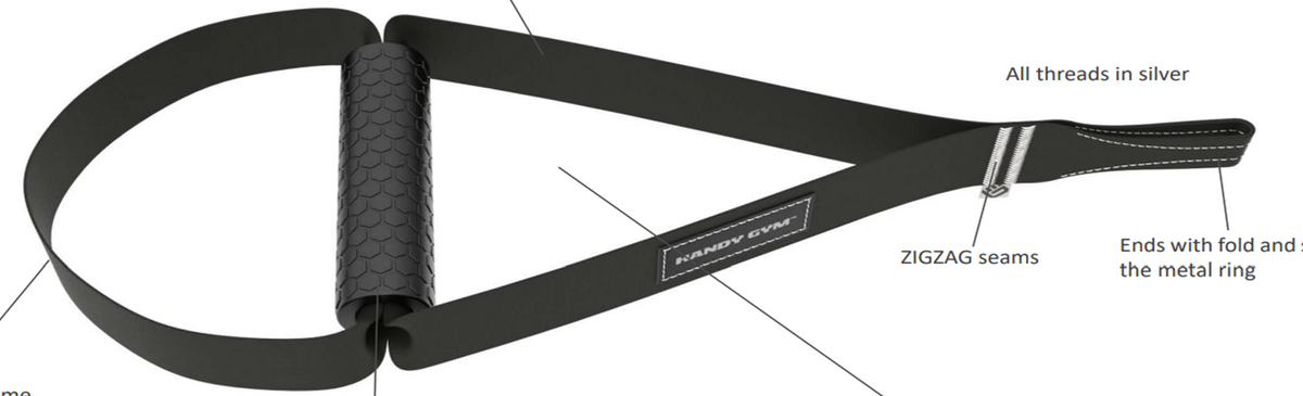 Handle with strap