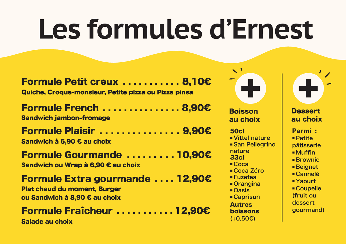 Les formules d'Ernest à Manosque