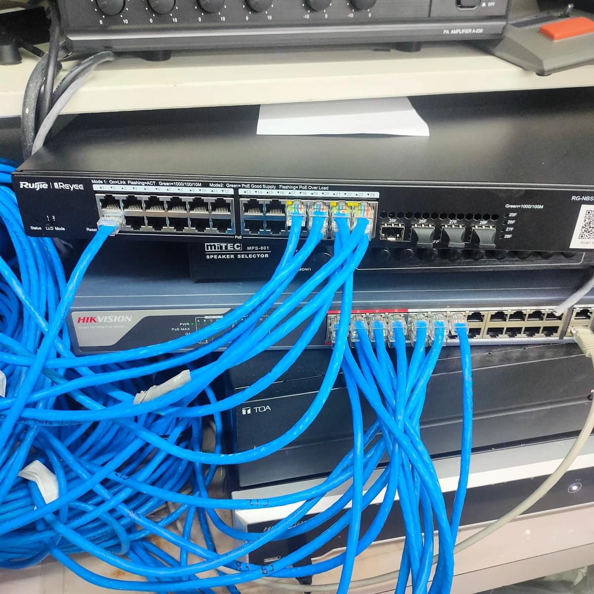 POE Switch install