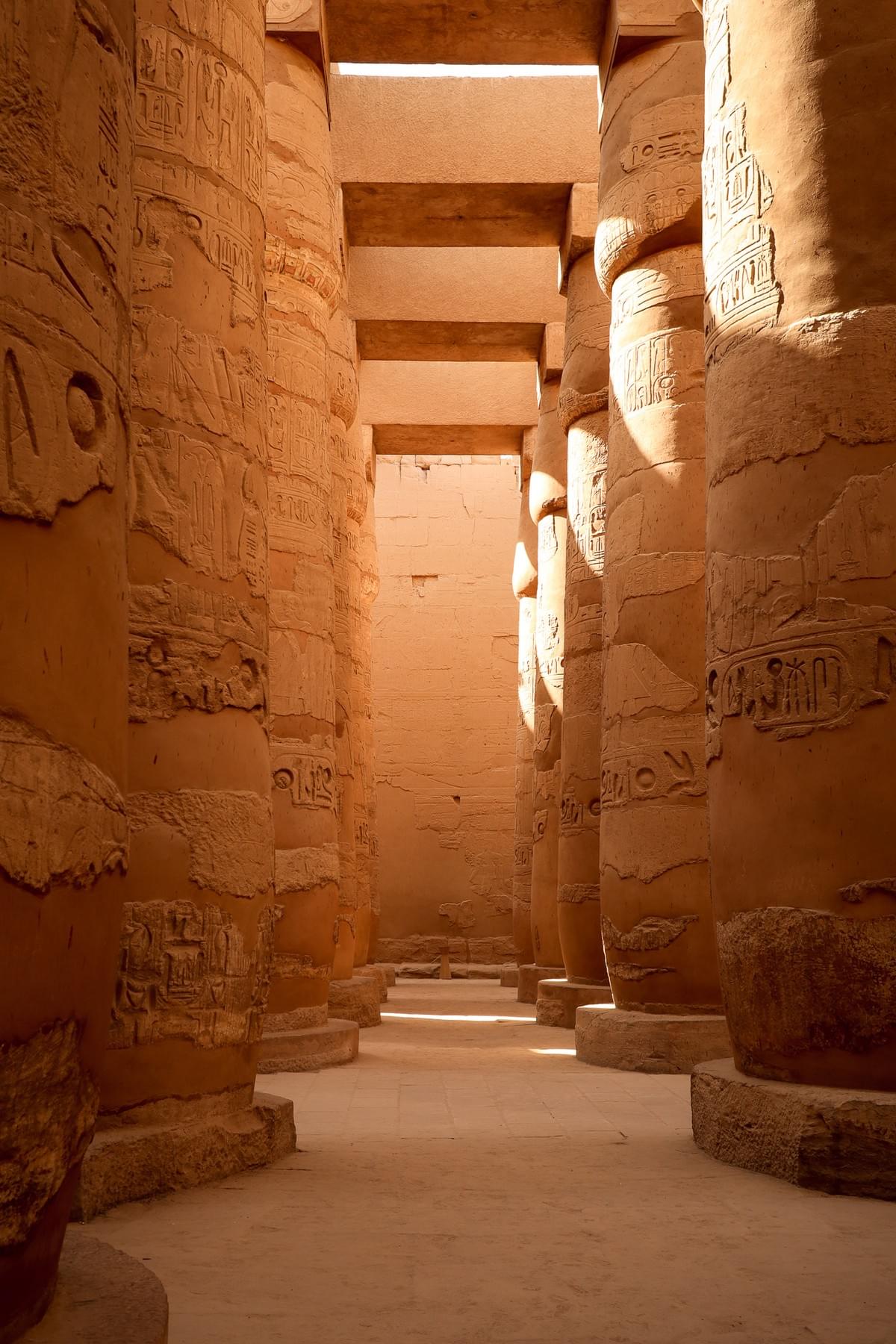 Cultures Uncovered Brit Thompson Karnak Temple columns