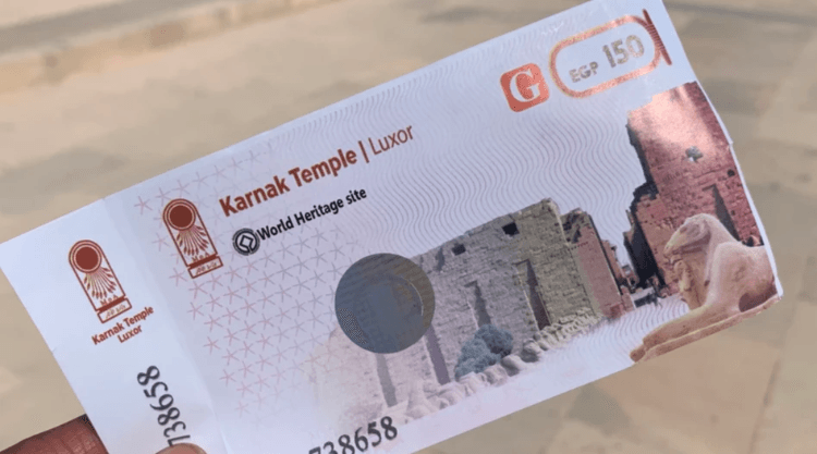 CulturesUncovered Brit Thompson Egypt karnak temple ticket