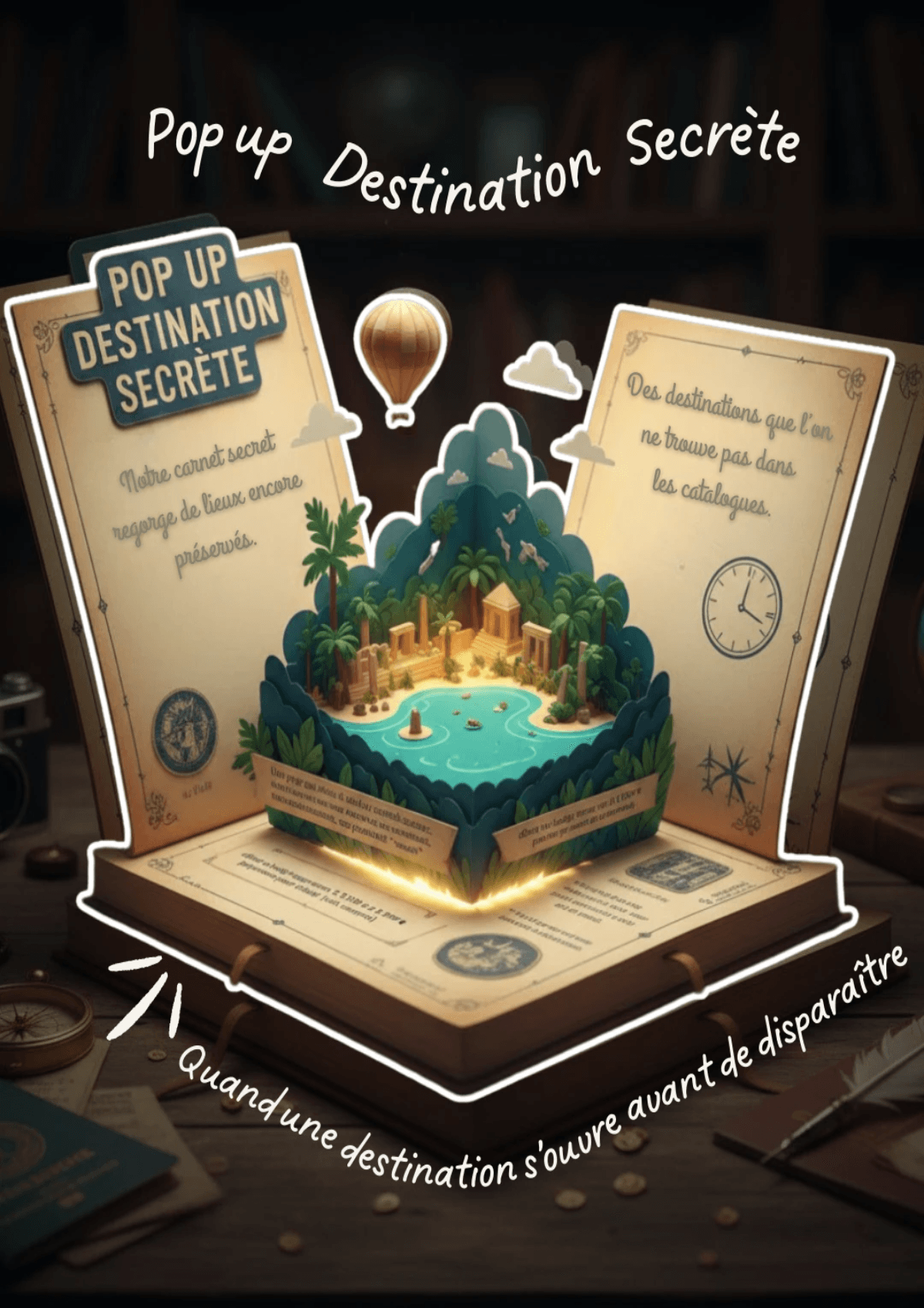 Ouvrez la page de notre carnet secret