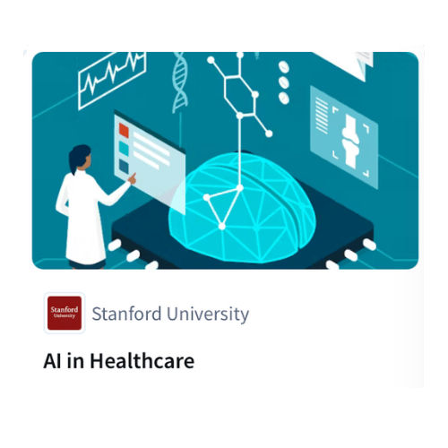 Learn about AI in healthcare with this AI course from Stanford University.