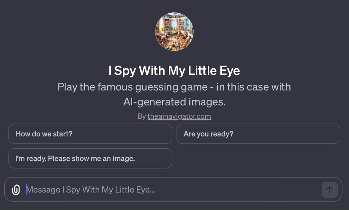I Spy With My Little Eye (GPT game)