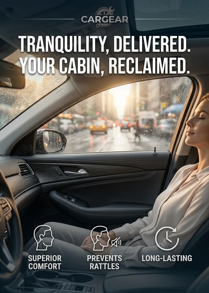 CARGEAR Precision Pro-Seal™ Complete Car Door Rubber Seal & Soundproofing Kit